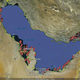 Locations of Persian Gulf weirs.